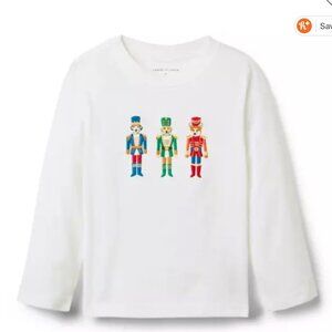 NEW w/ tags- Janie and Jack - Nutcracker Dog Tee 2T
